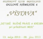 Vstava Detsk run prce a kresby