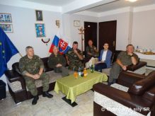 Velite jednotiek EUFOR navtvil slovensk LOT Viegrad